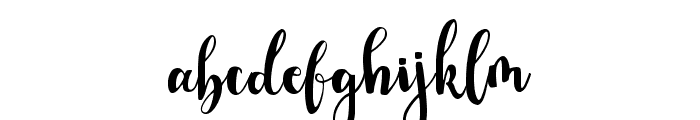 Hearthug Font LOWERCASE