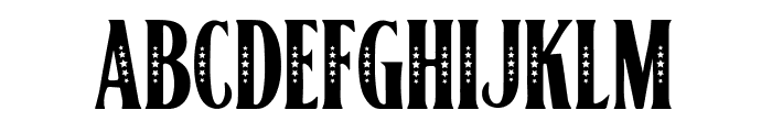 Heartlight Star Font UPPERCASE