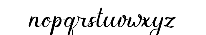 Heartline-Regular Font LOWERCASE