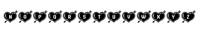Hearts and Arrows Regular Font UPPERCASE
