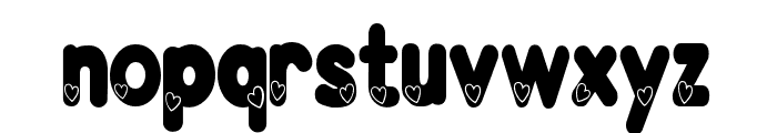 Hearts on a String Regular Font LOWERCASE