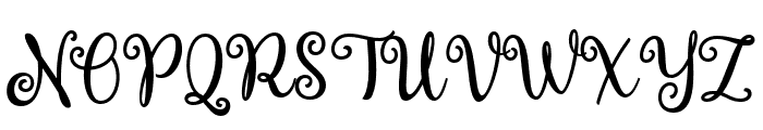Heartsmore Regular Font UPPERCASE
