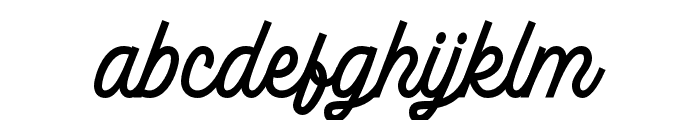 HeartstrongScript-Regular Font LOWERCASE