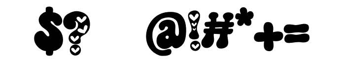 Heartthrob Font OTHER CHARS