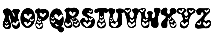 Heartthrob Font UPPERCASE