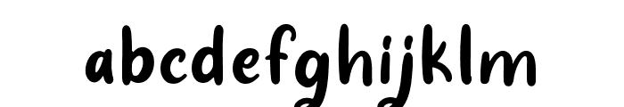 Hearty Chintya Regular Font LOWERCASE