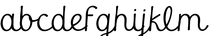 Heather-Light Font LOWERCASE