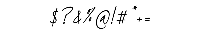Heathilery Italic Font OTHER CHARS