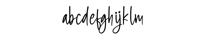 Heathilery Font LOWERCASE