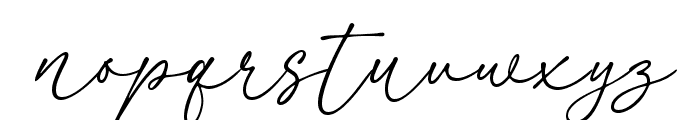 Heaven Obsidian Script Font LOWERCASE
