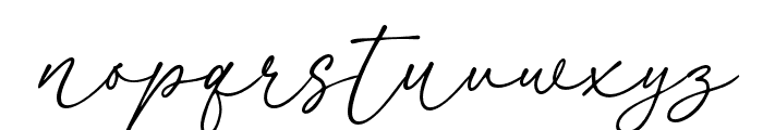HeavenObsidian-Script Font LOWERCASE