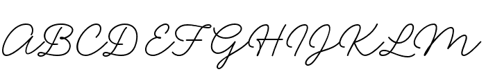 Heavenlight Regular Font UPPERCASE