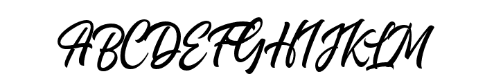 Heavenly-Regular Font UPPERCASE