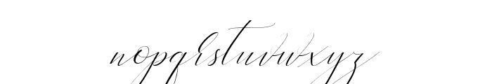 Heavenlyitalic-Italic Font LOWERCASE