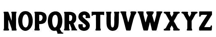 Heaver-Regular Font UPPERCASE
