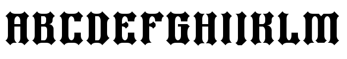 Heavy Force Regular Font UPPERCASE