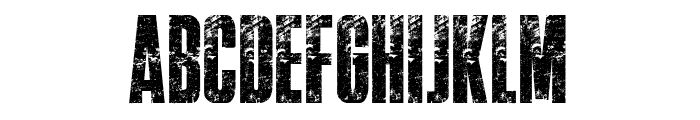 Heavy Grunge Font LOWERCASE