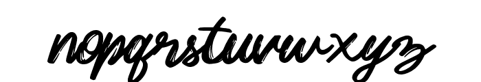 Heavy Ink Font LOWERCASE