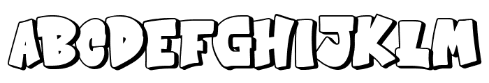 Heavy Jack - Shadow Font UPPERCASE