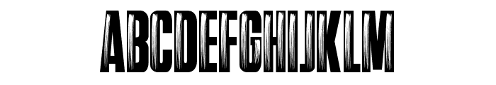 Heavy Stroke Font UPPERCASE