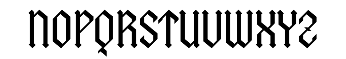 Heavy Utopia Font UPPERCASE