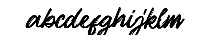 HeavyInkRegular Font LOWERCASE