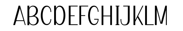 Hectane Regular Font UPPERCASE