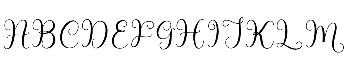 Hedaga Font UPPERCASE