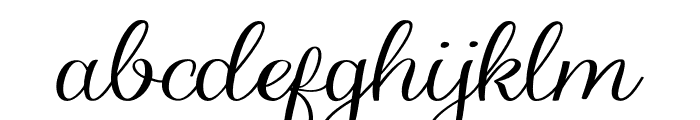 Hedgehog Font LOWERCASE