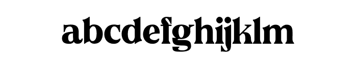 Hedgier Font LOWERCASE