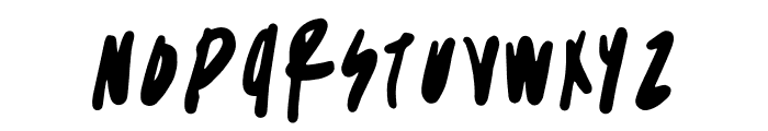 Hedhog 02 Handwriting Font UPPERCASE