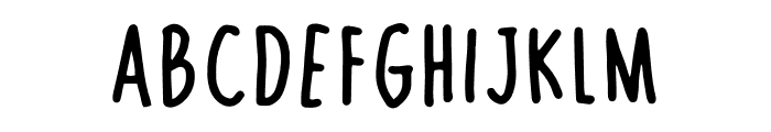 Hedhog 06 Handwriting Font LOWERCASE