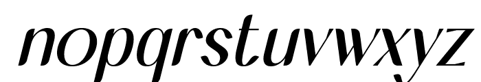 Hegimeda Italic Font LOWERCASE