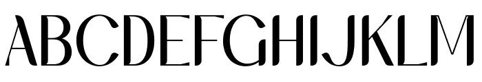 Hegimeda Font UPPERCASE