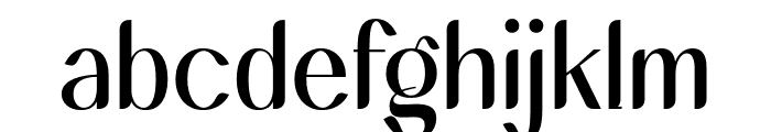 Hegimeda Font LOWERCASE