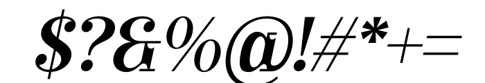 Hegissa Italic Font OTHER CHARS