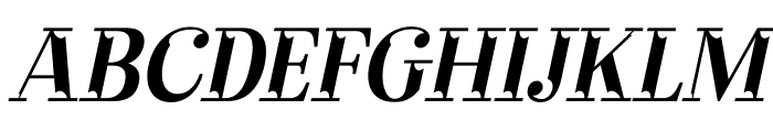 Hegissa Italic Font UPPERCASE