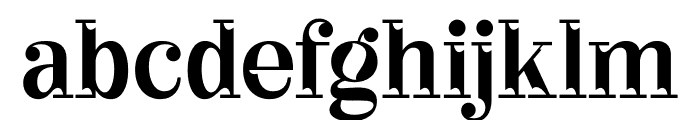 Hegissa Font LOWERCASE