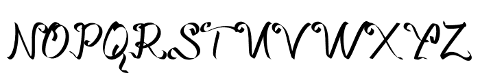 Hegorustow Font UPPERCASE
