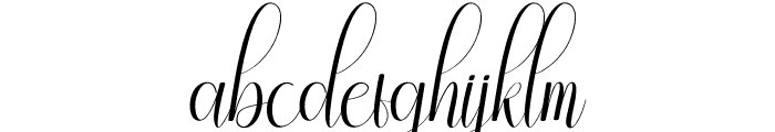 Heightened Font LOWERCASE