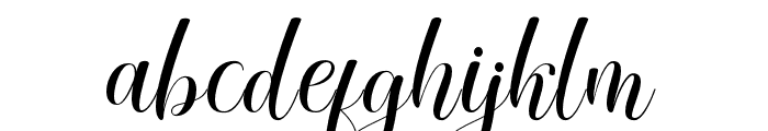 HeikalScript-Regular Font LOWERCASE