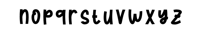 Heiley Font LOWERCASE