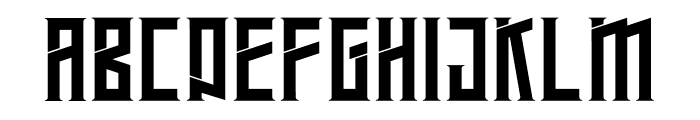 Heistgate Font UPPERCASE