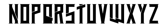 Heistgate Font UPPERCASE