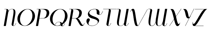 Helcy Italic Font UPPERCASE