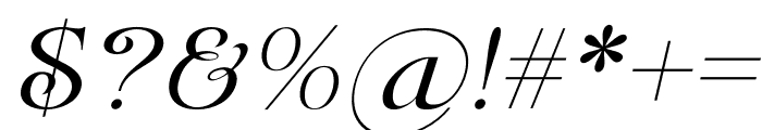 Helena Diary Italic Font OTHER CHARS
