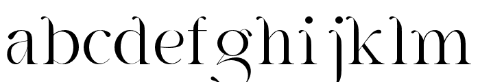 Helena-Thin Font LOWERCASE