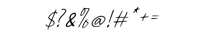 Heleny-Italic Font OTHER CHARS