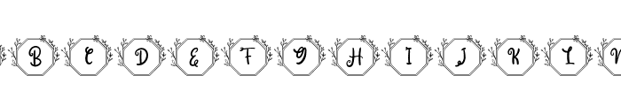 Heleny Monogram Regular Font UPPERCASE