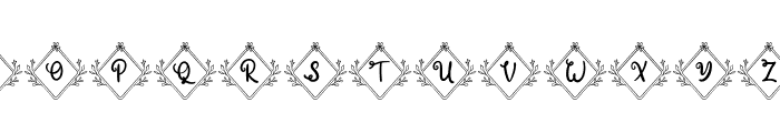 Heleny Monogram Regular Font LOWERCASE